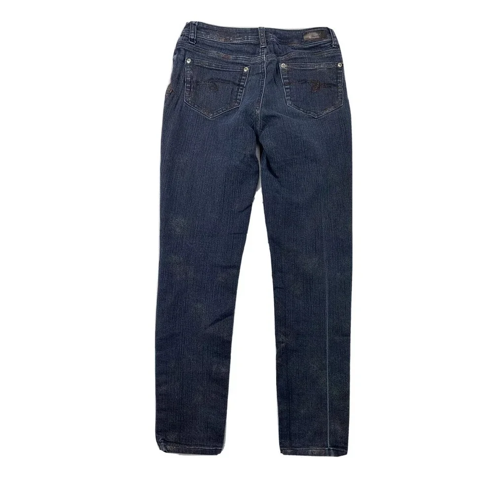 Justice Premium Girls Teens Size 14 Sparkling‎ Simply Low Super Skinny Jeans